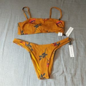 Vitamin A Mila Bandeau Bikini Top California Bottoms Florange